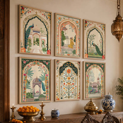 Madhubani    Wall  Art Paintings with Frame for Wall Decor