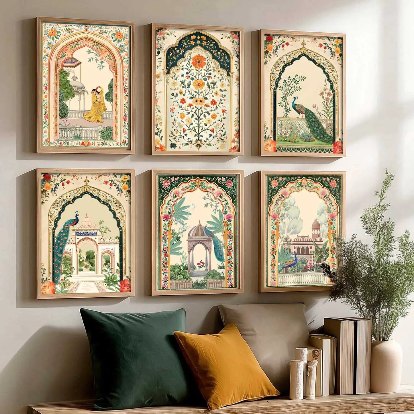 Madhubani    Wall  Art Paintings with Frame for Wall Decor