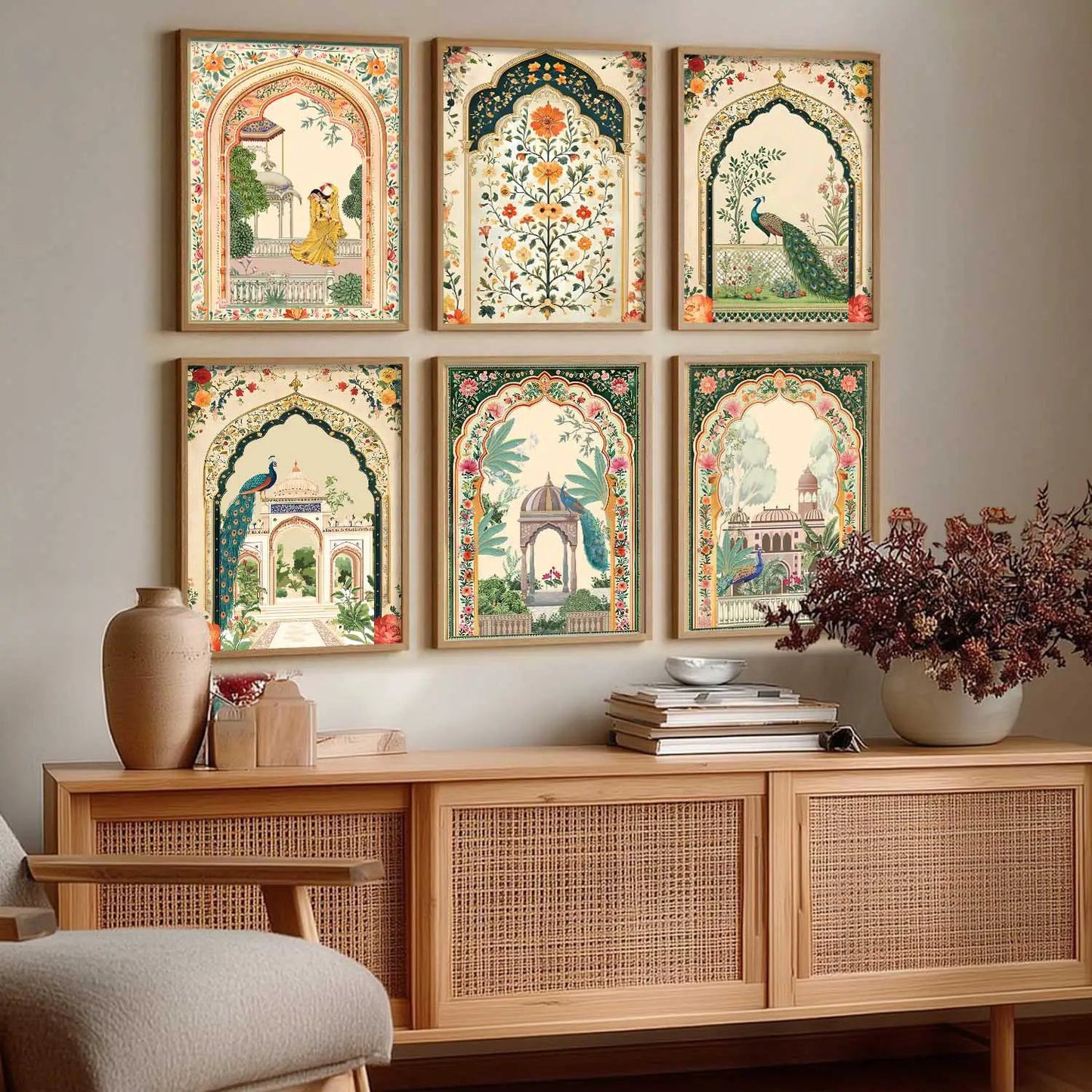 Madhubani    Wall  Art Paintings with Frame for Wall Decor