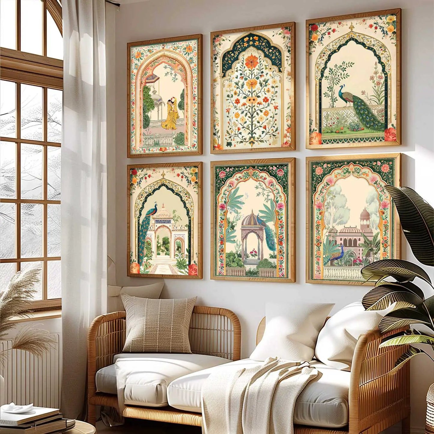 Madhubani    Wall  Art Paintings with Frame for Wall Decor