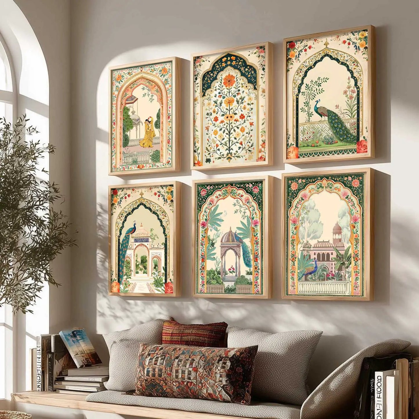 Madhubani    Wall  Art Paintings with Frame for Wall Decor