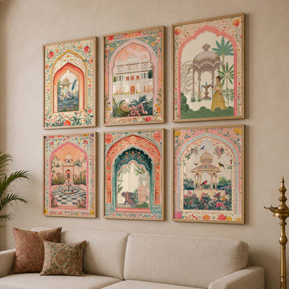 Madhubani  Wall  Art Paintings with Frame for Wall Decor