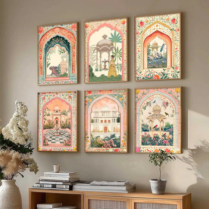 Madhubani  Wall  Art Paintings with Frame for Wall Decor