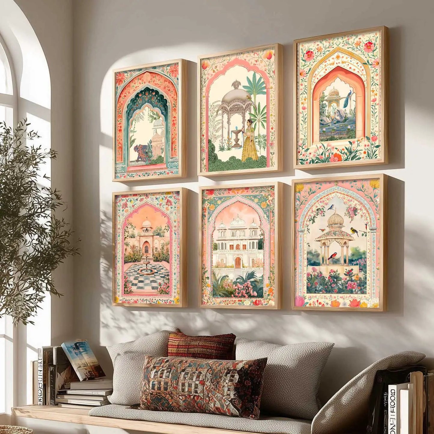 Madhubani  Wall  Art Paintings with Frame for Wall Decor