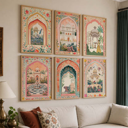 Madhubani  Wall  Art Paintings with Frame for Wall Decor