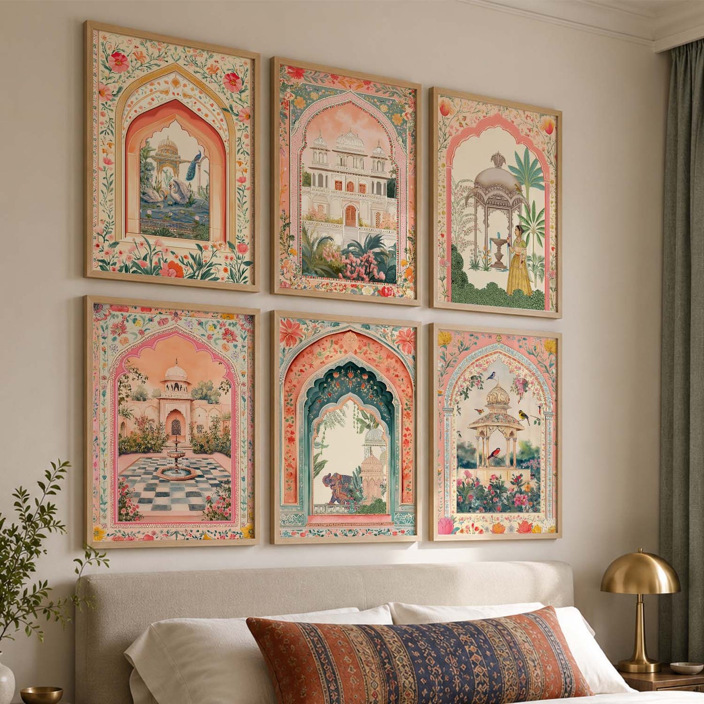 Madhubani  Wall  Art Paintings with Frame for Wall Decor