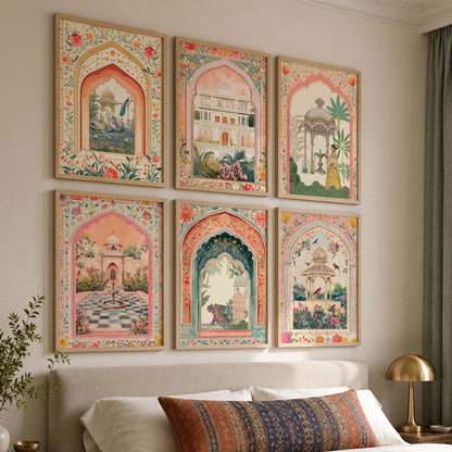 Madhubani  Wall  Art Paintings with Frame for Wall Decor