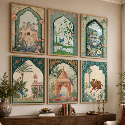 Traditional   Wall  Art Paintings with Frame for Wall Decor