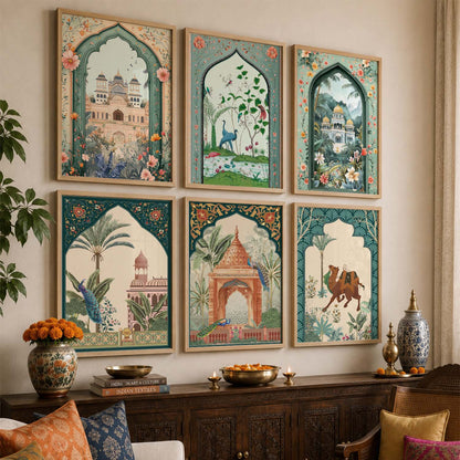 Traditional   Wall  Art Paintings with Frame for Wall Decor