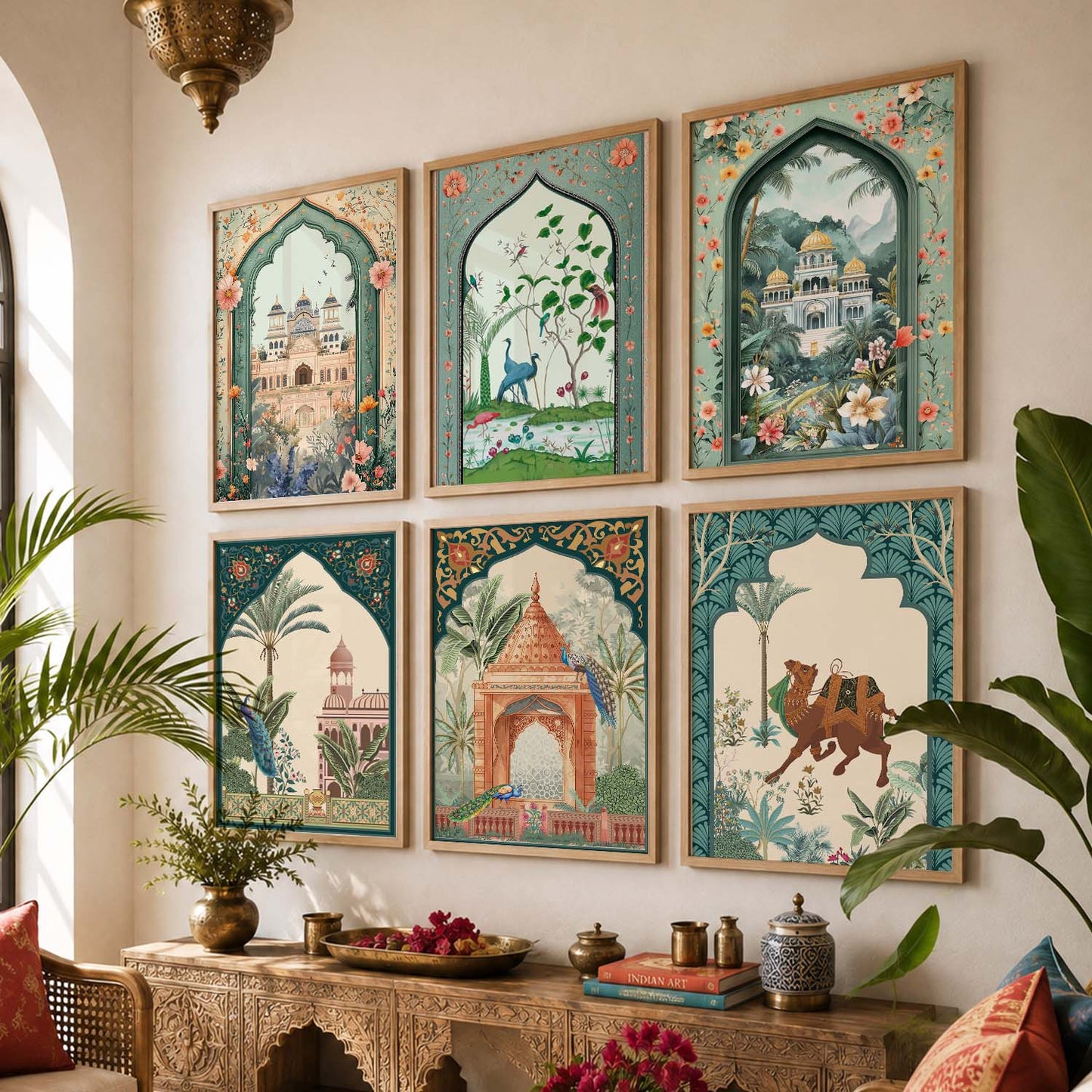 Traditional   Wall  Art Paintings with Frame for Wall Decor
