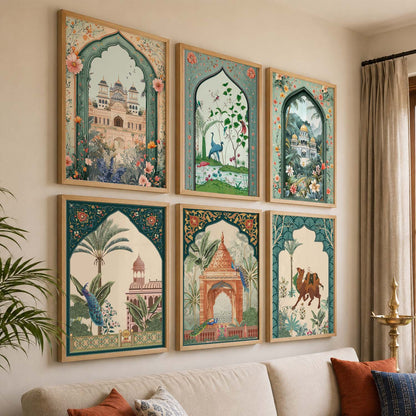 Traditional   Wall  Art Paintings with Frame for Wall Decor