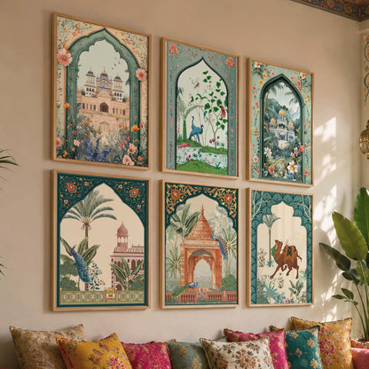 Traditional   Wall  Art Paintings with Frame for Wall Decor