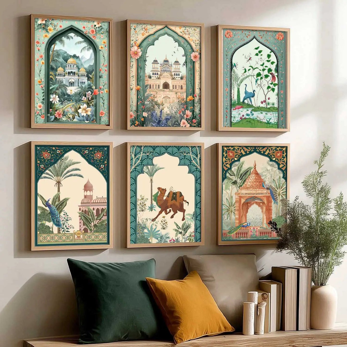 Traditional   Wall  Art Paintings with Frame for Wall Decor