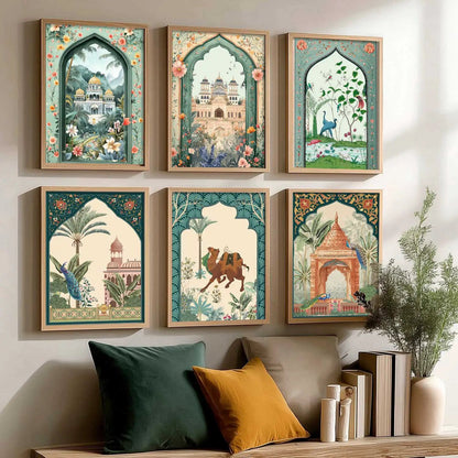 Traditional   Wall  Art Paintings with Frame for Wall Decor