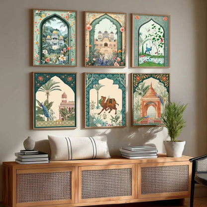 Traditional   Wall  Art Paintings with Frame for Wall Decor
