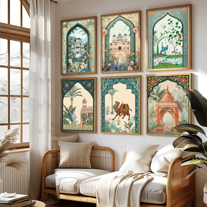 Traditional   Wall  Art Paintings with Frame for Wall Decor