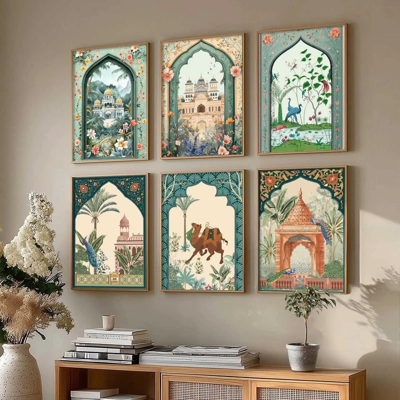 Traditional   Wall  Art Paintings with Frame for Wall Decor