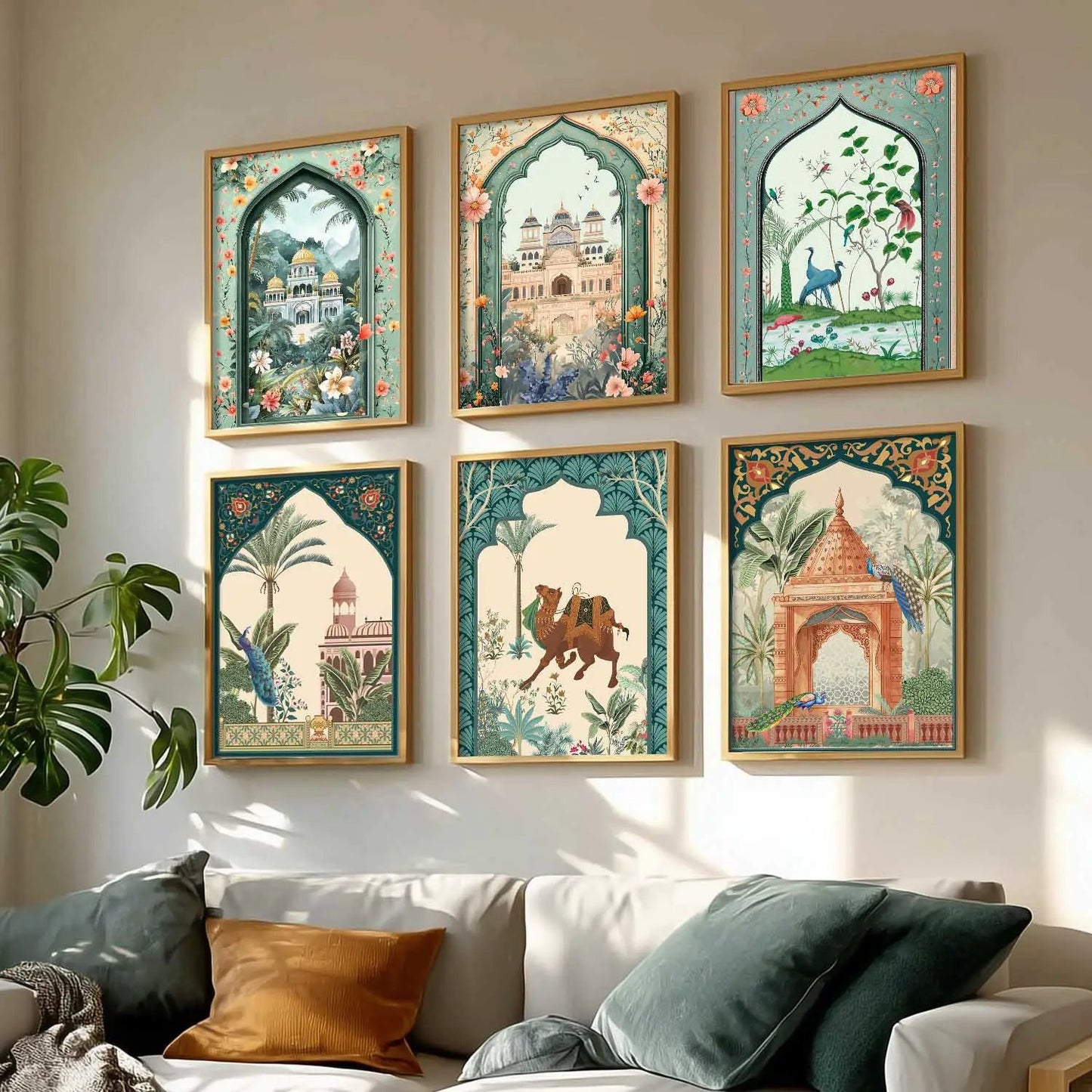 Traditional   Wall  Art Paintings with Frame for Wall Decor