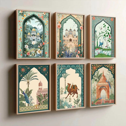 Traditional   Wall  Art Paintings with Frame for Wall Decor