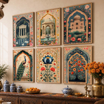 Madhubani   Wall  Art Paintings with Frame for Wall Decor