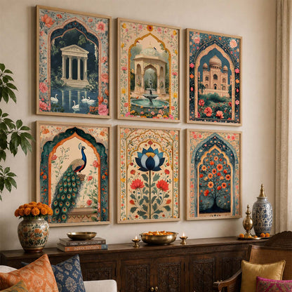 Madhubani   Wall  Art Paintings with Frame for Wall Decor