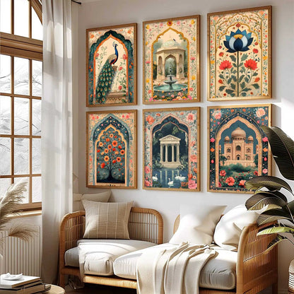 Madhubani   Wall  Art Paintings with Frame for Wall Decor