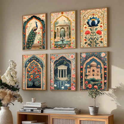Madhubani   Wall  Art Paintings with Frame for Wall Decor