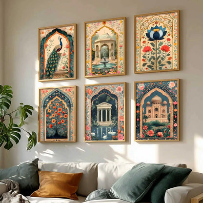 Madhubani   Wall  Art Paintings with Frame for Wall Decor