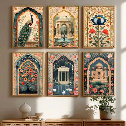 Madhubani   Wall  Art Paintings with Frame for Wall Decor