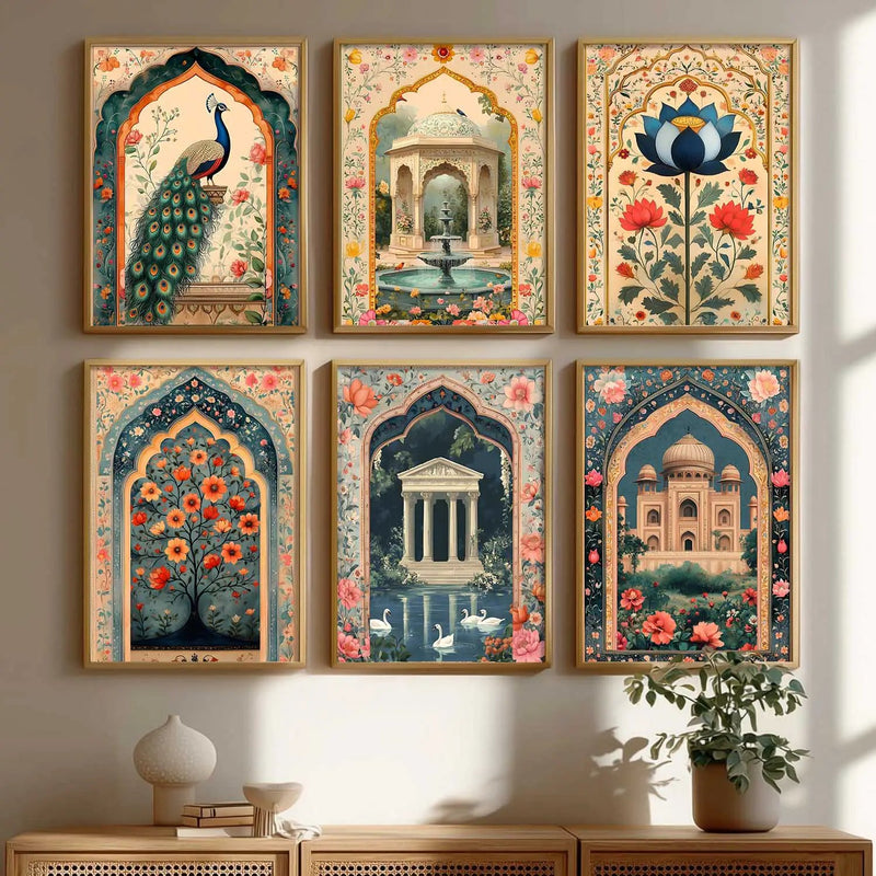 Madhubani   Wall  Art Paintings with Frame for Wall Decor