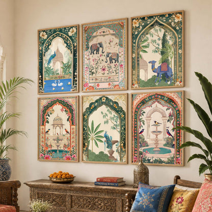 Traditional  Wall  Art Paintings with Frame for Wall Decor