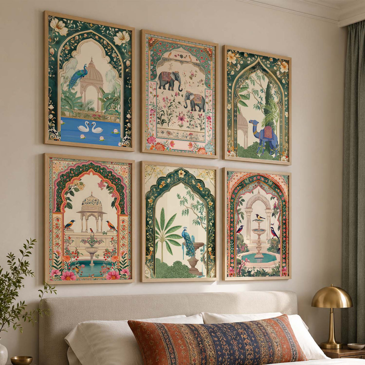 Traditional  Wall  Art Paintings with Frame for Wall Decor