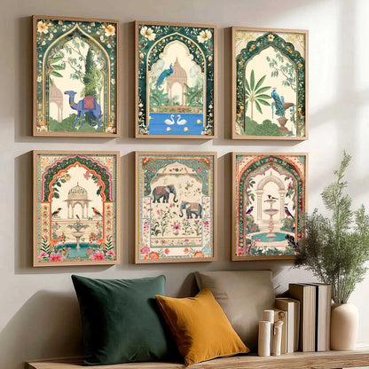 Traditional  Wall  Art Paintings with Frame for Wall Decor