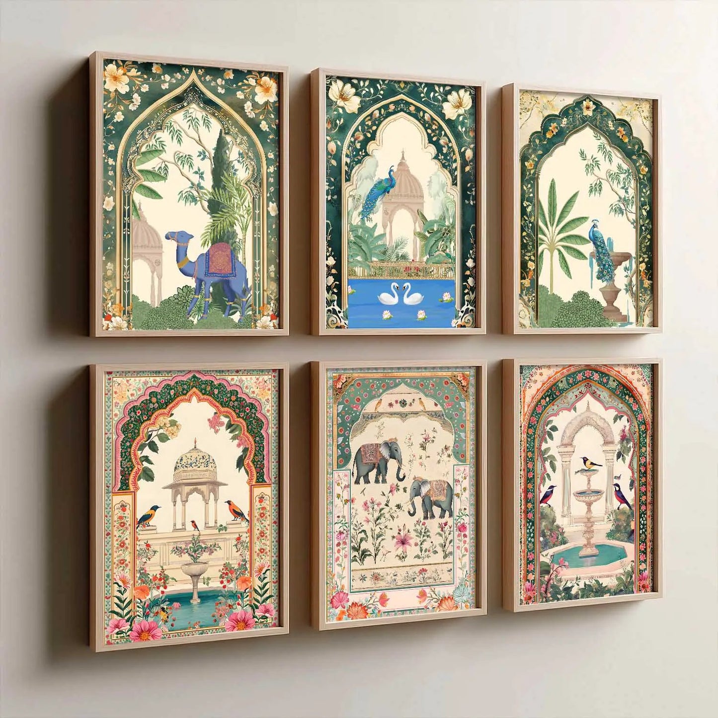 Traditional  Wall  Art Paintings with Frame for Wall Decor