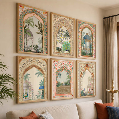 Traditional Wall Art Paintings with Frame for Wall Decor