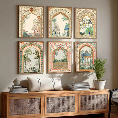 Traditional Wall Art Paintings with Frame for Wall Decor