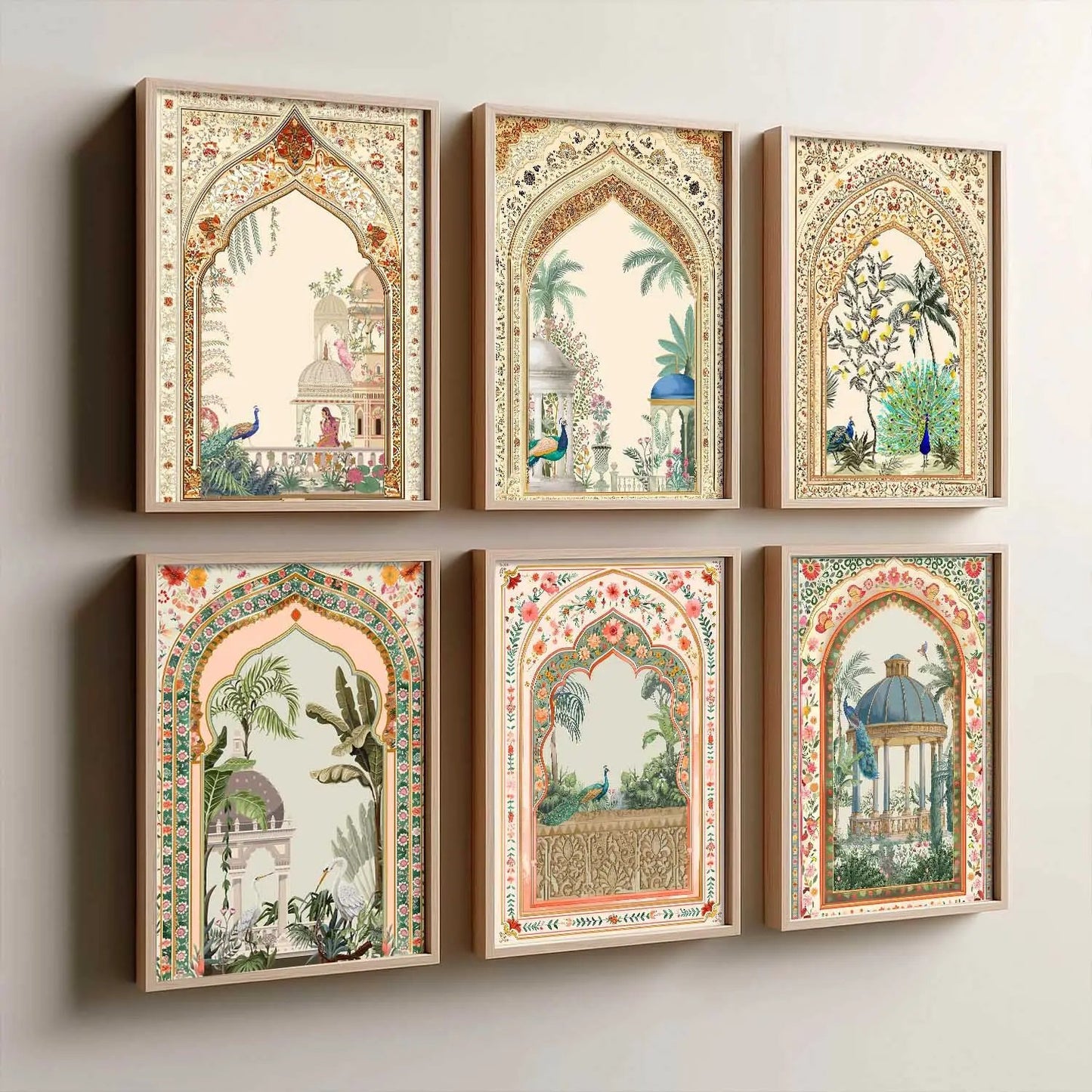 Traditional Wall Art Paintings with Frame for Wall Decor