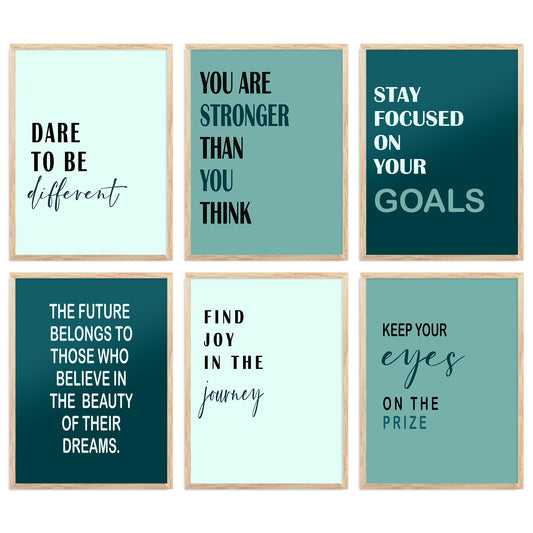 Motivational Wall Art Paintings with Frame for Wall Decor