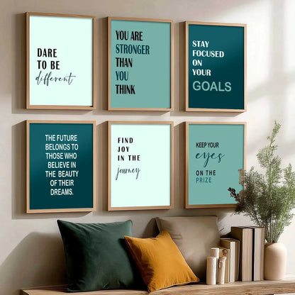 Motivational Wall Art Paintings with Frame for Wall Decor