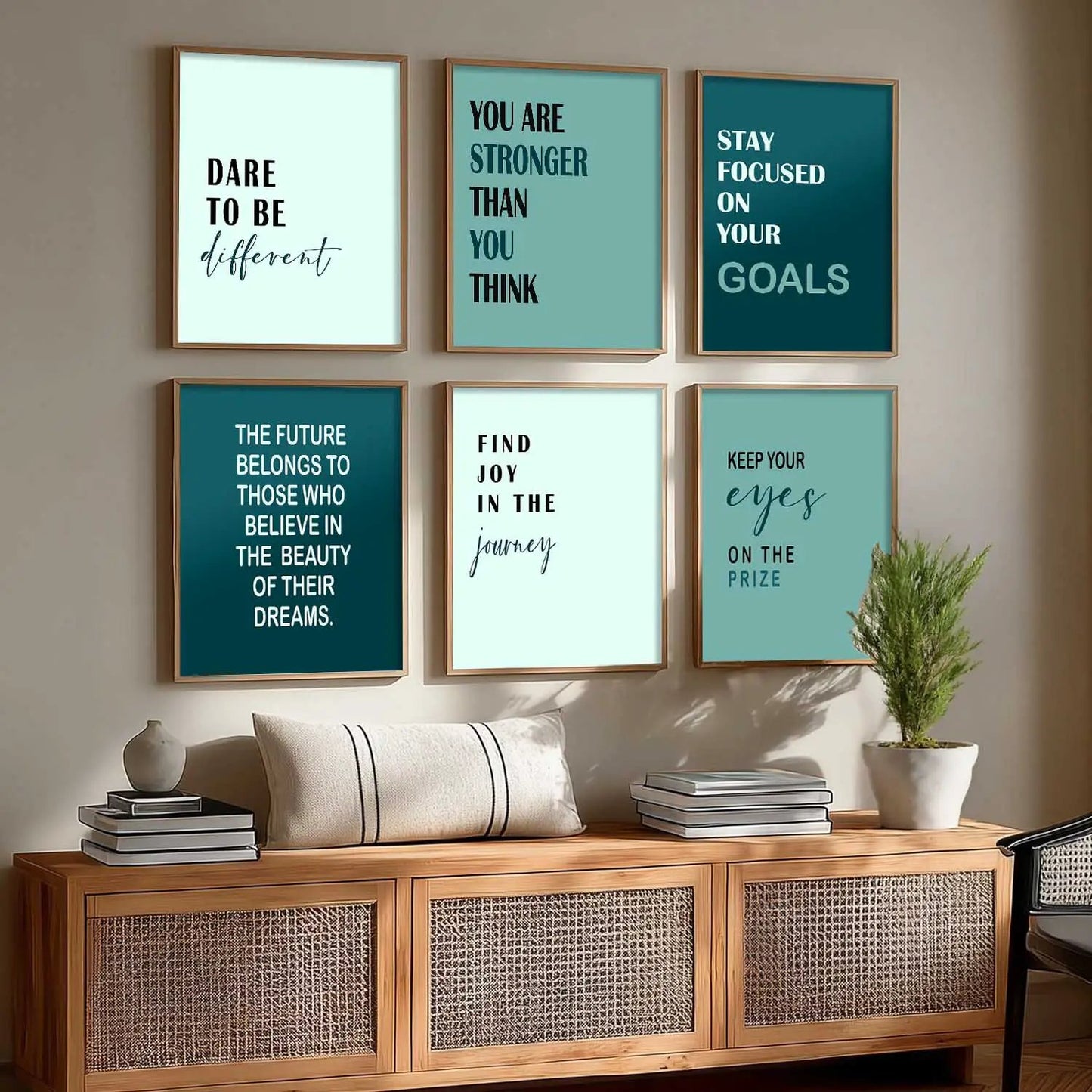 Motivational Wall Art Paintings with Frame for Wall Decor