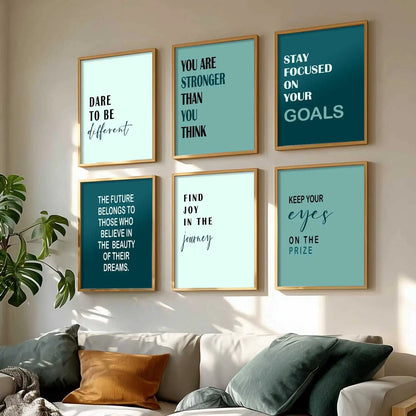 Motivational Wall Art Paintings with Frame for Wall Decor