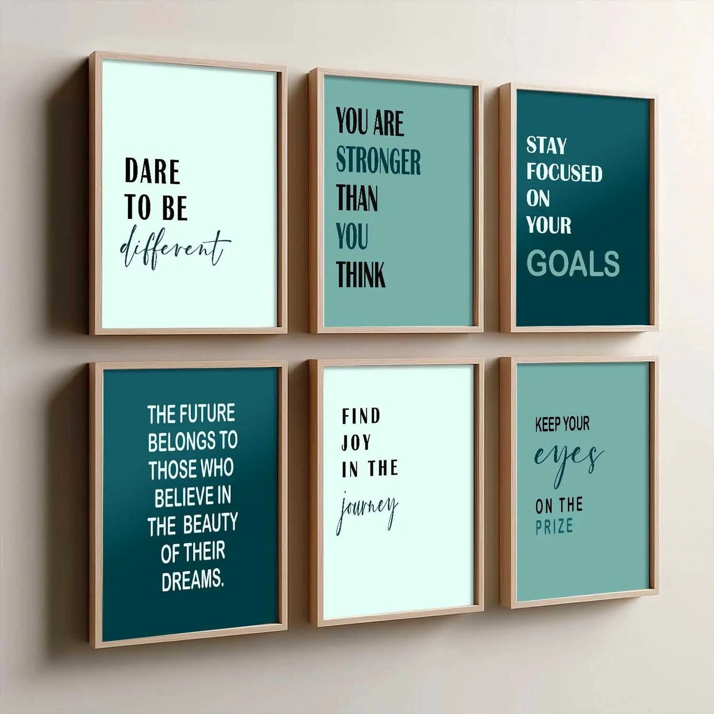 Motivational Wall Art Paintings with Frame for Wall Decor