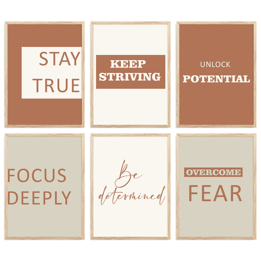 Motivational  Wall  Art Paintings with Frame for Wall Decor