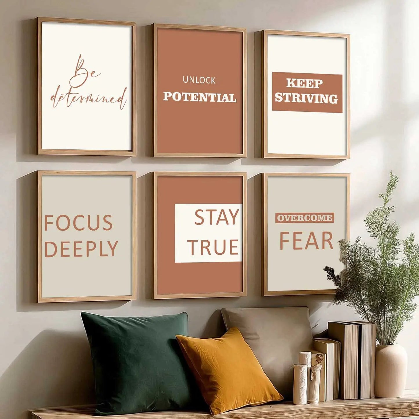 Motivational  Wall  Art Paintings with Frame for Wall Decor