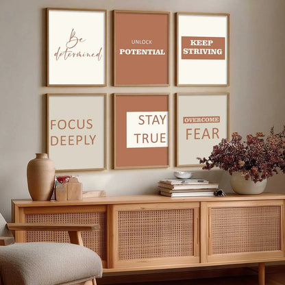 Motivational  Wall  Art Paintings with Frame for Wall Decor
