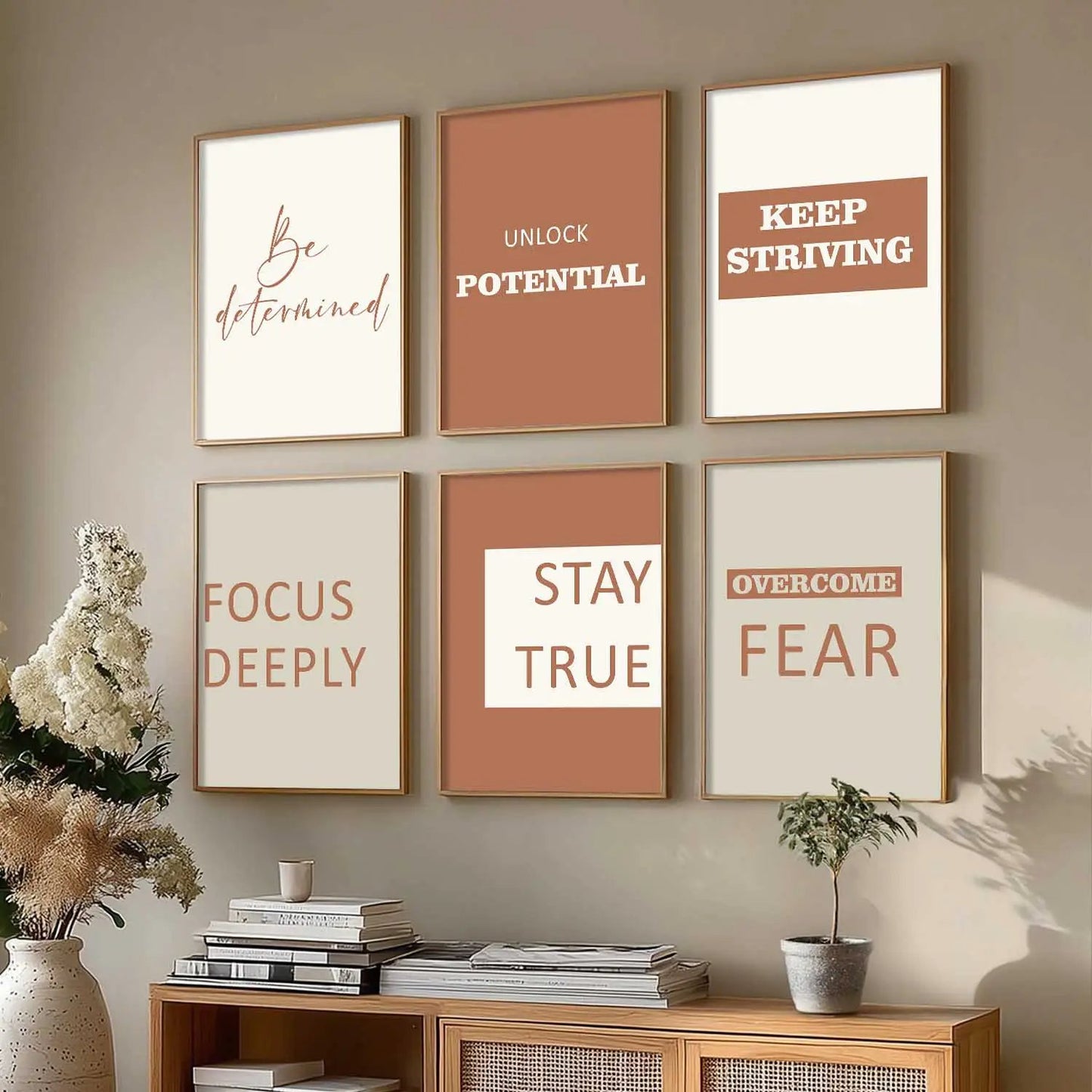 Motivational  Wall  Art Paintings with Frame for Wall Decor
