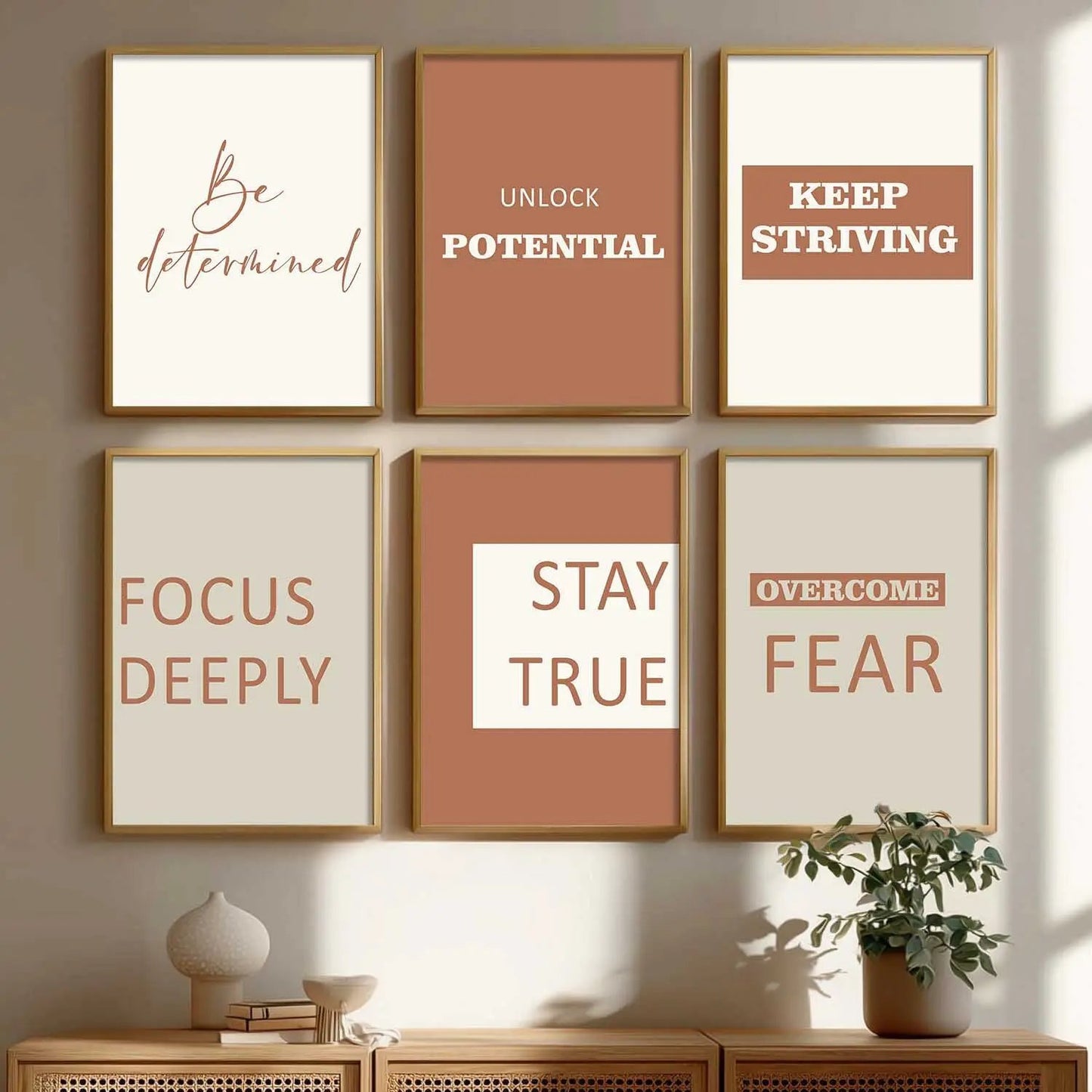 Motivational  Wall  Art Paintings with Frame for Wall Decor