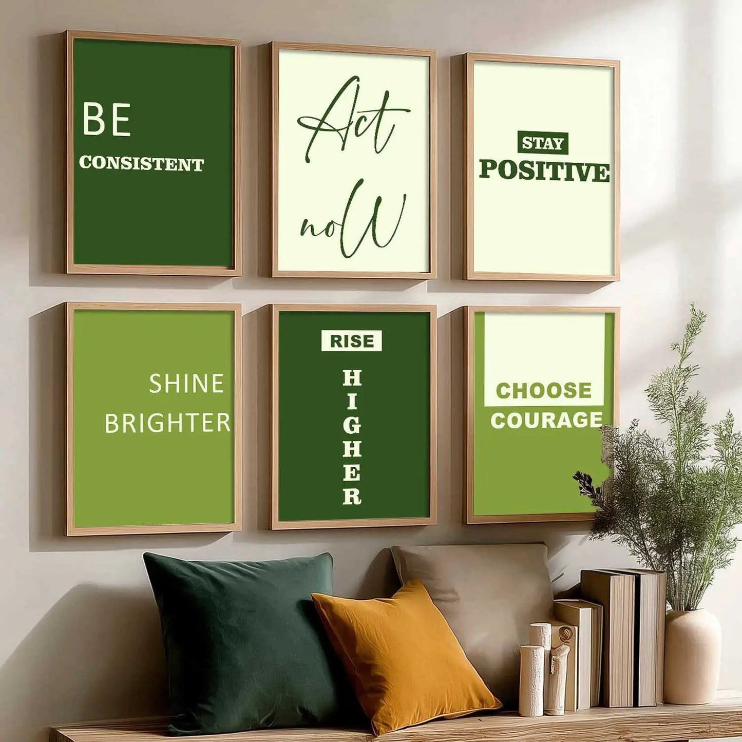 Motivational  Wall  Art  Paintings with Frame for Wall Decor