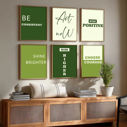 Motivational  Wall  Art  Paintings with Frame for Wall Decor