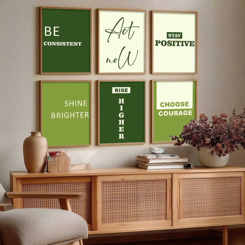 Motivational  Wall  Art  Paintings with Frame for Wall Decor